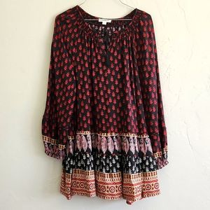 Beach Lunch Lounge Boho Dress M . NWOT